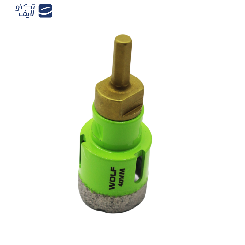 گردبر فرزی سنگ و سرامیک ولف مدل YP-040 به همراه رابط تبدیل به دریل سایز 40 میلی متر گردبر فرزی سنگ و سرامیک ولف مدل YP-040 به همراه رابط تبدیل به دریل سایز 40 میلی متر
