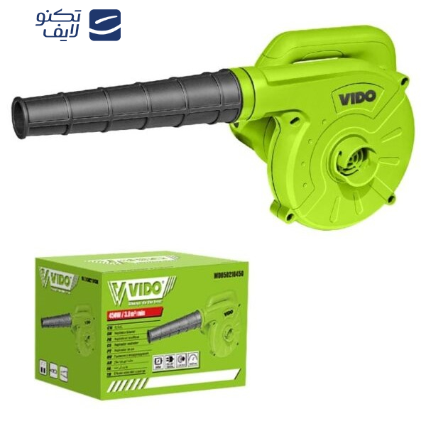 دستگاه دمنده و مکنده 450 وات ویدو مدل WD050210450 دستگاه دمنده و مکنده 450 وات ویدو مدل WD050210450