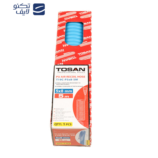 شلنگ فنری توسن مدل 5-8 طول 10 متر شلنگ فنری توسن مدل 5-8 طول 10 متر