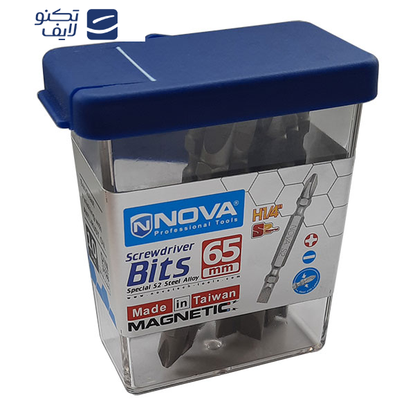 مجموعه 10 عددی سری پیچ گوشتی نووا مدل NTB-1106 مجموعه 10 عددی سری پیچ گوشتی نووا مدل NTB-1106