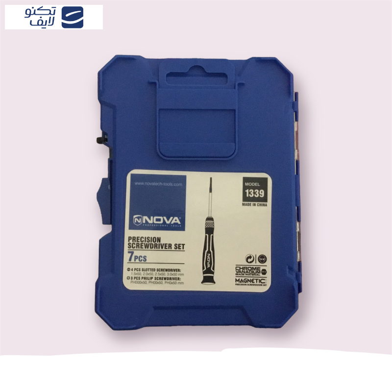 پیچ گوشتی نووا مدل 1339 بسته 7 عددی پیچ گوشتی نووا مدل 1339 بسته 7 عددی