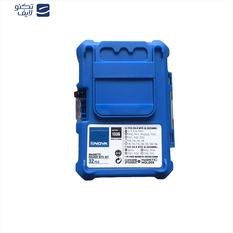 سری پیچ گوشتی نووا مدل 1336 کد a2 مجموعه 32 عددی