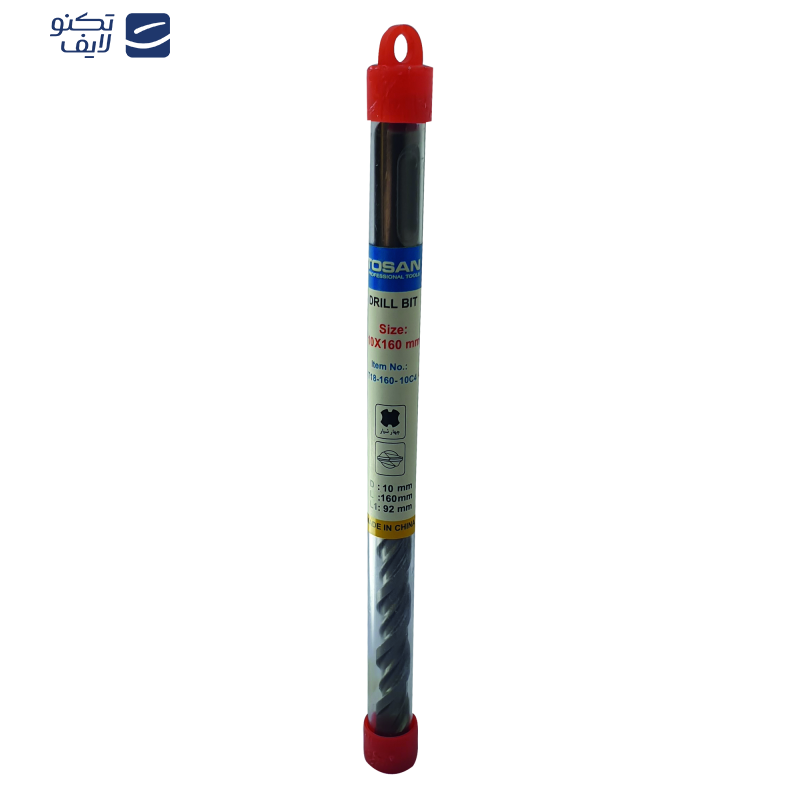 مته چهارشیار توسن مدل T18-160-10C4 سایز 10 میلیمتر مته چهارشیار توسن مدل T18-160-10C4 سایز 10 میلیمتر