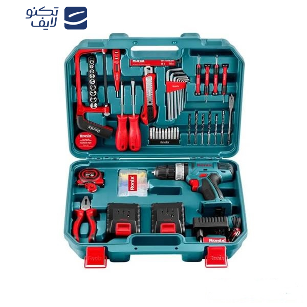 مجموعه 53 عددی پیچ گوشتی شارژی رونیکس مدل RS-8018 مجموعه 53 عددی پیچ گوشتی شارژی رونیکس مدل RS-8018