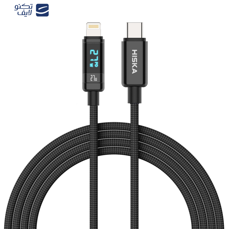 کابل تبدیل USB-C به لایتنینگ هیسکا مدل LX-20CL طول 1 متر کابل تبدیل USB-C به لایتنینگ هیسکا مدل LX-20CL طول 1 متر