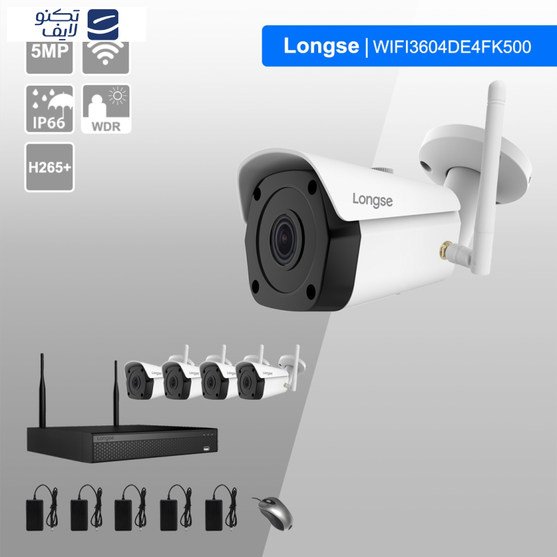 سیستم امنیتی لانگسی مدل WIFI3604DE4FK500 سیستم امنیتی لانگسی مدل WIFI3604DE4FK500