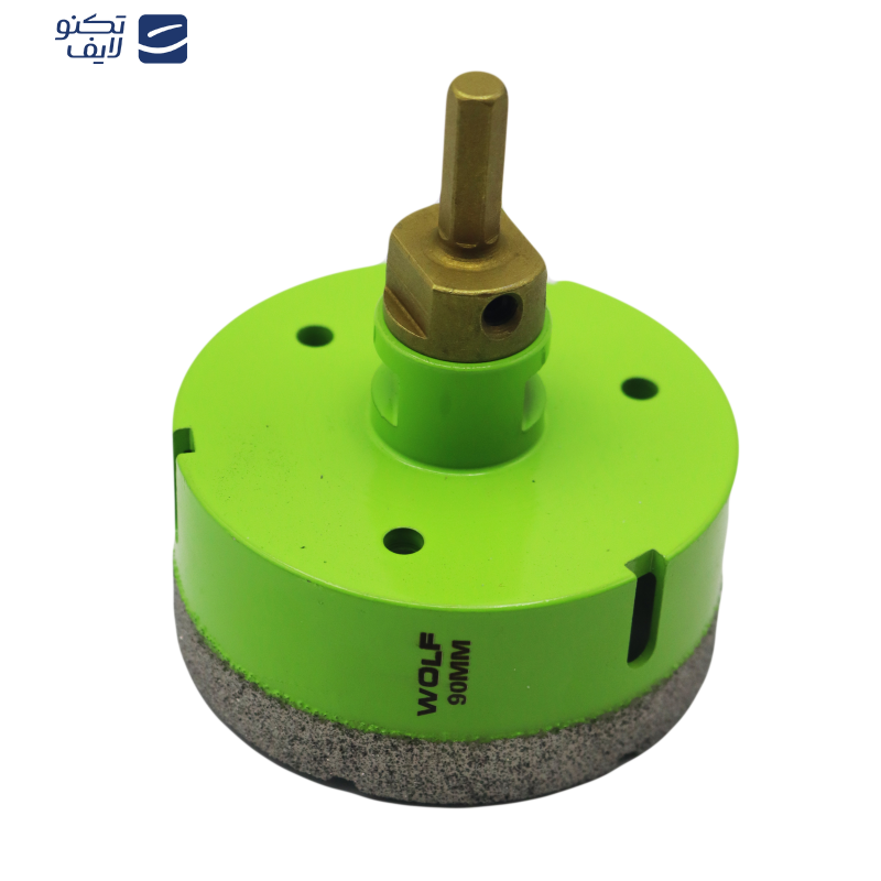 گردبر فرزی سنگ و سرامیک ولف مدل YP-090 به همراه رابط تبدیل به دریل سایز90 میلی متر  گردبر فرزی سنگ و سرامیک ولف مدل YP-090 به همراه رابط تبدیل به دریل سایز90 میلی متر