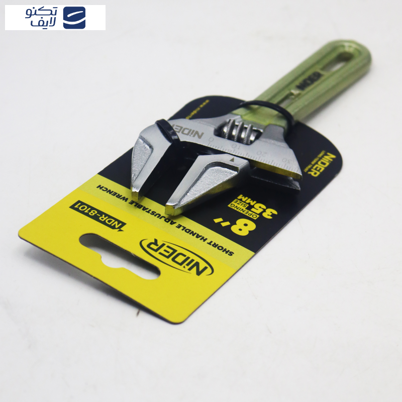 آچار فرانسه نیدر مدل YP-NDR-8101-35MM/14CM سایز 8 اینچ آچار فرانسه نیدر مدل YP-NDR-8101-35MM/14CM سایز 8 اینچ