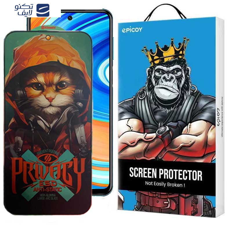 محافظ صفحه نمایش حریم شخصی اپیکوی مدل Privacy Hoodie Cat مناسب برای گوشی موبایل شیائومی Redmi Note 9 Pro Max / Note 9 Pro 5G /Note 9 Pro 4G (India)/ Note 9 Pro  4G (Global) /Note 9S  محافظ صفحه نمایش حریم شخصی اپیکوی مدل Privacy Hoodie Cat مناسب برای گوشی موبایل شیائومی Redmi Note 9 Pro Max / Note 9 Pro 5G /Note 9 Pro 4G (India)/ Note 9 Pro  4G (Global) /Note 9S
