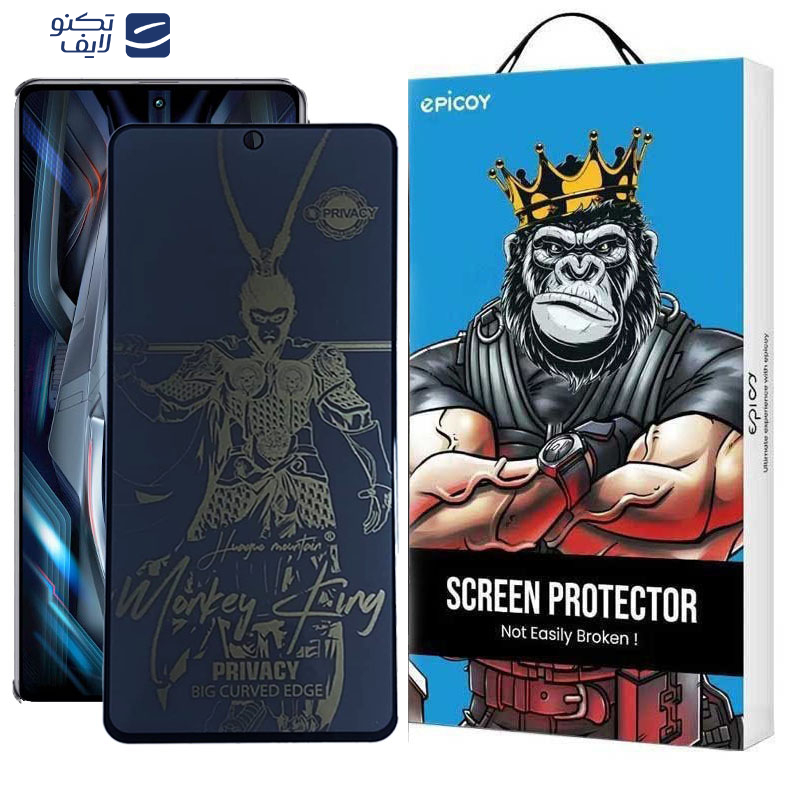 محافظ صفحه نمایش مات اپیکوی مدل wukong privacy مناسب برای گوشی موبایل شیائومی Redmi K50 Ultra / K50 Pro / K50 / K50 Gaming محافظ صفحه نمایش مات اپیکوی مدل wukong privacy مناسب برای گوشی موبایل شیائومی Redmi K50 Ultra / K50 Pro / K50 / K50 Gaming