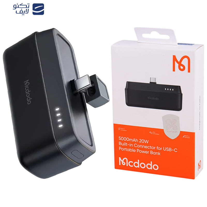 پاوربانک مک دود مدل Mc-630 ظرفیت 5000 میلی آمپر ساعت پاوربانک مک دود مدل Mc-630 ظرفیت 5000 میلی آمپر ساعت