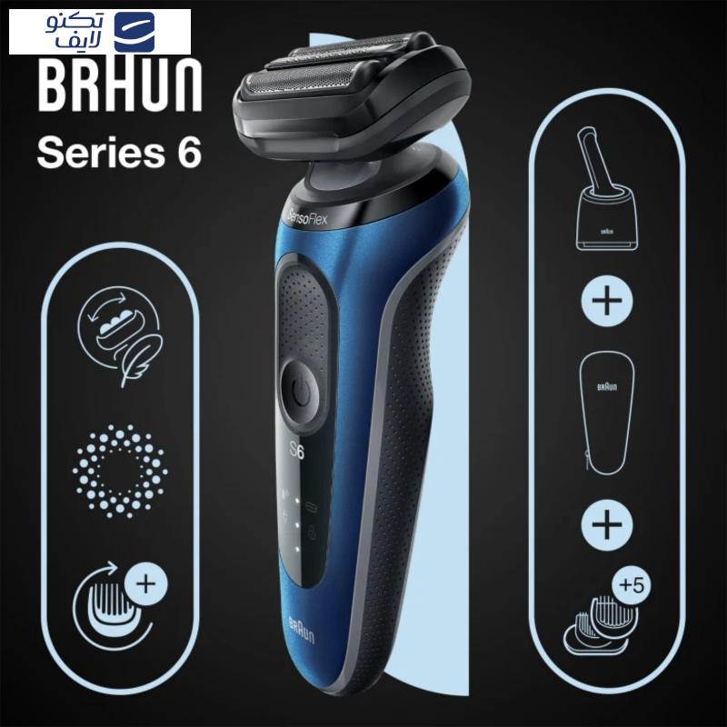 ماشین اصلاح موی صورت براون مدل 61B7500cc ماشین اصلاح موی صورت براون مدل 61B7500cc