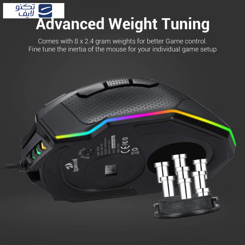 ماوس مخصوص بازی ردراگون مدل SNIPER M801 ماوس مخصوص بازی ردراگون مدل SNIPER M801