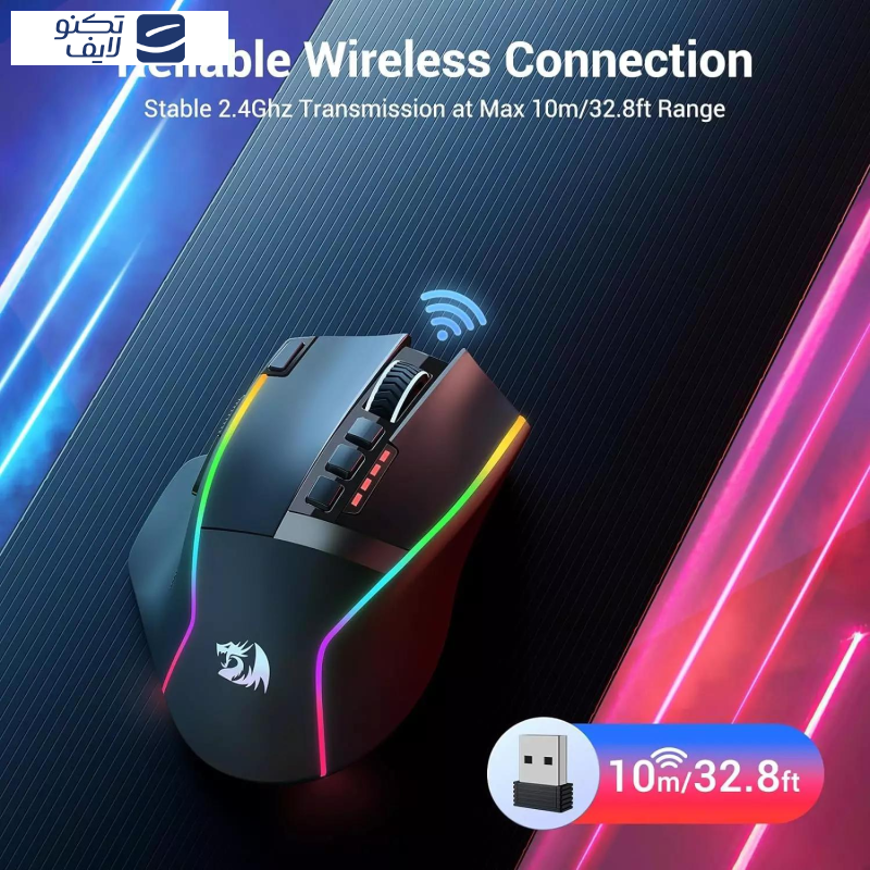 ماوس بی سیم مخصوص بازی ردراگون مدل SWAIN M915 ماوس بی سیم مخصوص بازی ردراگون مدل SWAIN M915