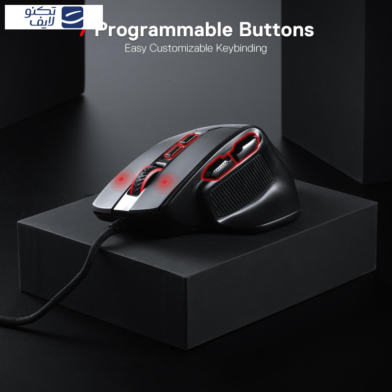 ماوس گیمینگ ردراگون مدل BULLSEYE M806 RGB ماوس گیمینگ ردراگون مدل BULLSEYE M806 RGB