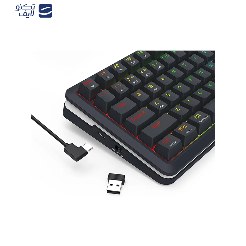 کیبورد گیمینگ ردراگون مدل FLEKACT K708 PRO کیبورد گیمینگ ردراگون مدل FLEKACT K708 PRO