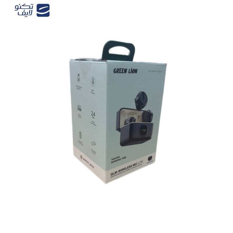میکروفون بی سیم گرین لاین مدل glm lite new pack با درگاه اتصال تایپ c و لایتنینگ میکروفون بی سیم گرین لاین مدل glm lite new pack با درگاه اتصال تایپ c و لایتنینگ