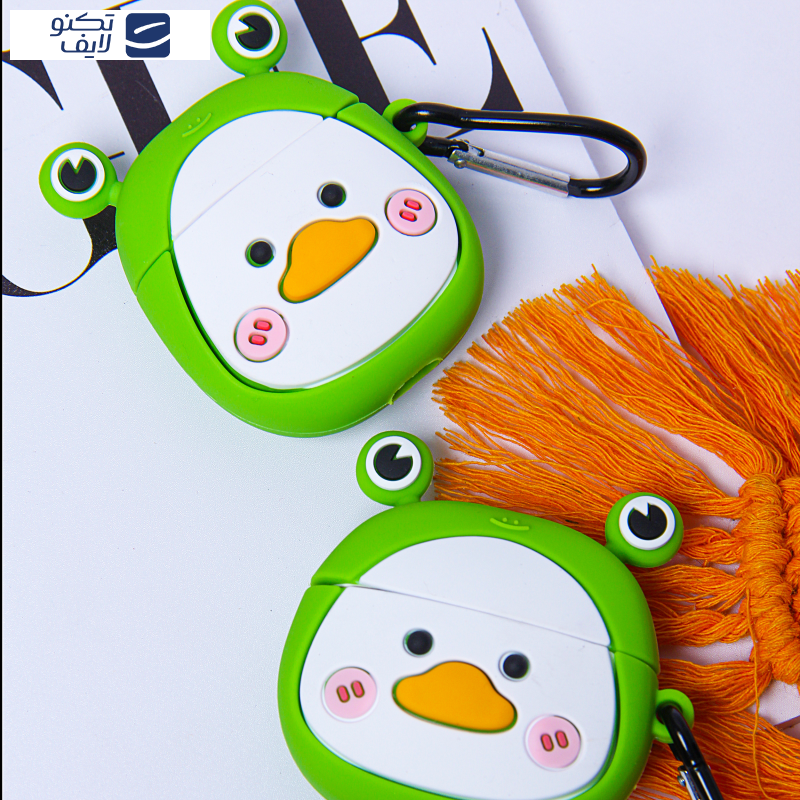 کاور سانیوان مدل عروسکی فانتزی جوجه کلاه قورباغه مناسب برای کیس اپل ایرپاد 3 کاور سانیوان مدل عروسکی فانتزی جوجه کلاه قورباغه مناسب برای کیس اپل ایرپاد 3