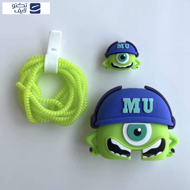 محافظ کابل و شارژر دیواری مدل مایک mike مجموعه 4 عددی محافظ کابل و شارژر دیواری مدل مایک mike مجموعه 4 عددی