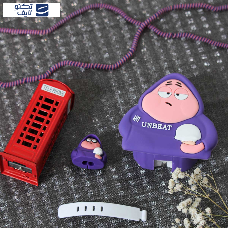 محافظ کابل سانیوان طرح عروسکی فانتزی پاتریک به همراه محافظ شارژر دیواری مجموعه 4 عددی محافظ کابل سانیوان طرح عروسکی فانتزی پاتریک به همراه محافظ شارژر دیواری مجموعه 4 عددی