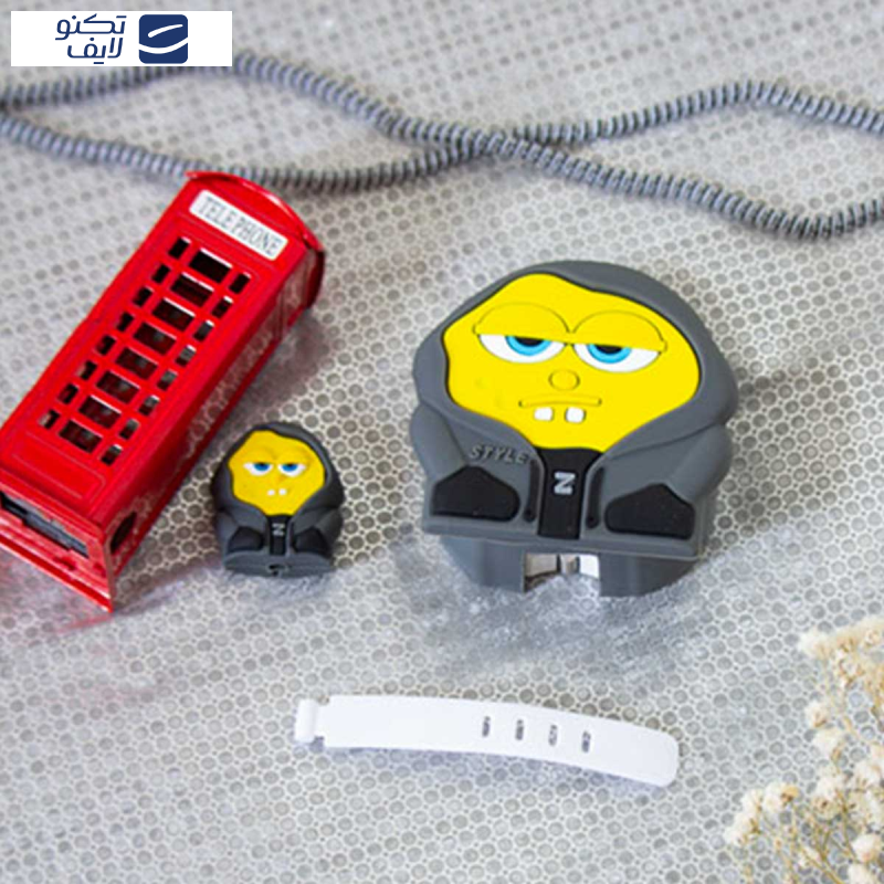 محافظ کابل سانیوان طرح عروسکی فانتزی باب اسفنجی به همراه محافظ شارژر دیواری مجموعه 4 عددی محافظ کابل سانیوان طرح عروسکی فانتزی باب اسفنجی به همراه محافظ شارژر دیواری مجموعه 4 عددی