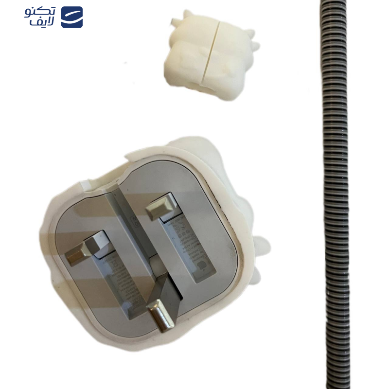 محافظ کابل طرح گاو مدل Silicon به همراه محافظ شارژ دیواری مجموعه 4 عددی محافظ کابل طرح گاو مدل Silicon به همراه محافظ شارژ دیواری مجموعه 4 عددی