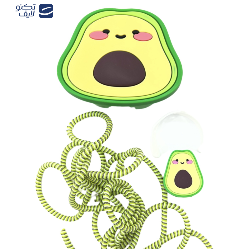 محافظ کابل شارژر دیواری مدل آوکادوو مناسب برای شارژر اپل 20 وات محافظ کابل شارژر دیواری مدل آوکادوو مناسب برای شارژر اپل 20 وات