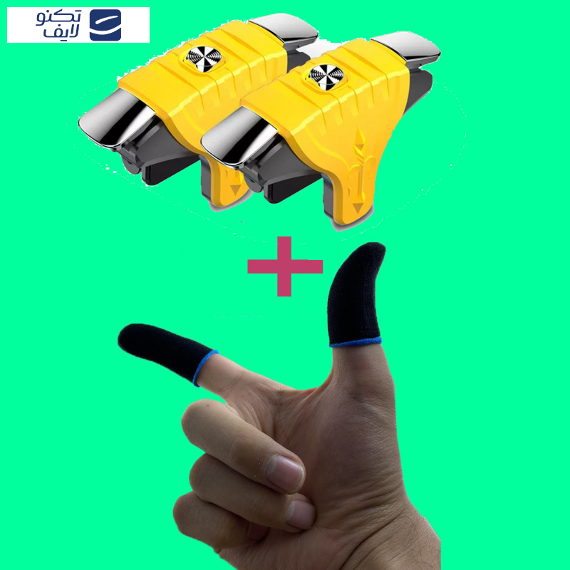 دسته بازی Pubg مدل MI6 به همراه آستین کنترل کننده انگشت دسته بازی Pubg مدل MI6 به همراه آستین کنترل کننده انگشت