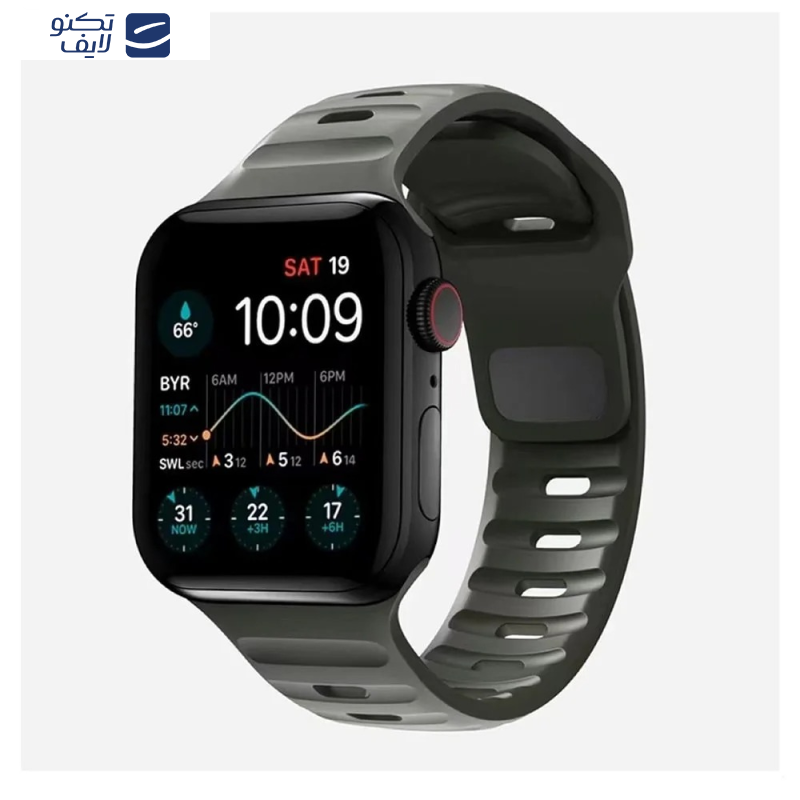 بند اسپیگن مدل Sport Strap مناسب برای اپل واچ سایز 42/44/45/49 میلی متری بند اسپیگن مدل Sport Strap مناسب برای اپل واچ سایز 42/44/45/49 میلی متری