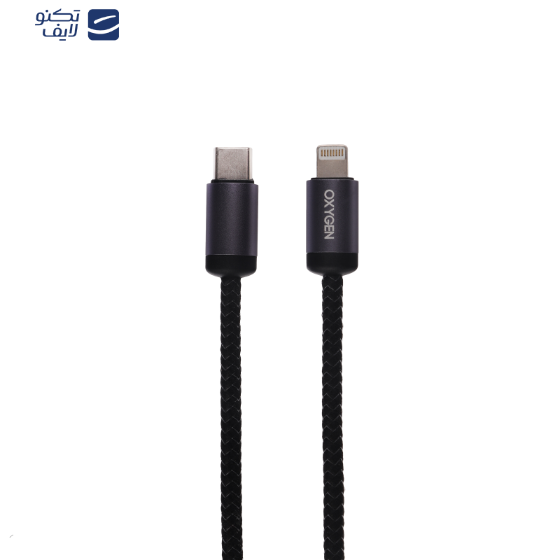 کابل تبدیل USB-C به لایتنینگ اکسیژن مدل LX-22 طول 0.25 متر  کابل تبدیل USB-C به لایتنینگ اکسیژن مدل LX-22 طول 0.25 متر