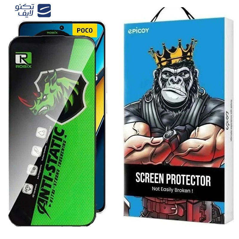 محافظ صفحه نمایش اپیکوی مدل Rhino Robix مناسب برای گوشی موبایل شیائومی Poco X7 Pro /X6 Pro / Redmi Note 14 /Turbo 4 محافظ صفحه نمایش اپیکوی مدل Rhino Robix مناسب برای گوشی موبایل شیائومی Poco X7 Pro /X6 Pro / Redmi Note 14 /Turbo 4