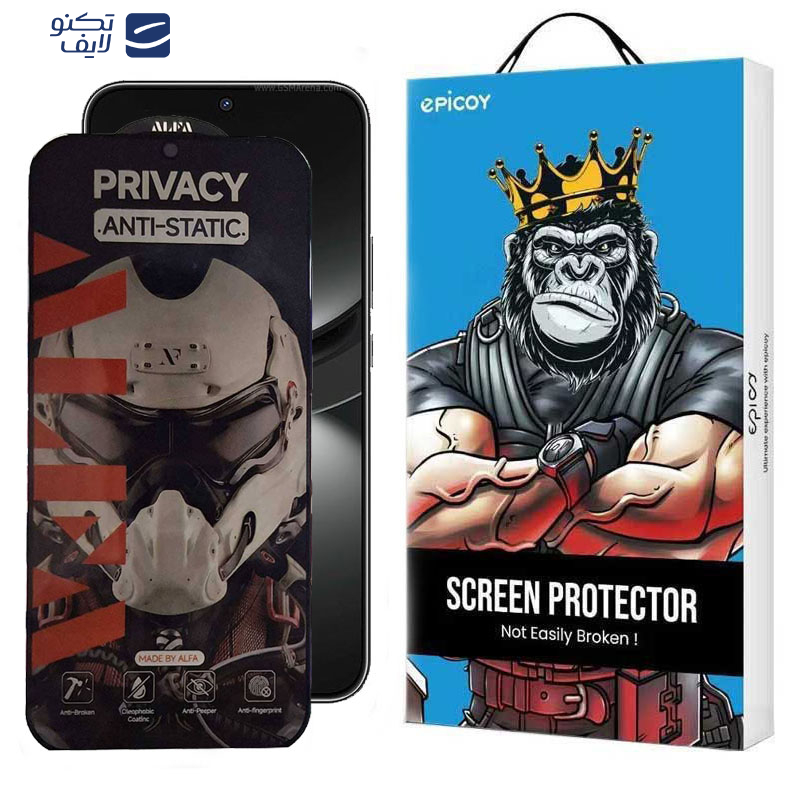 محافظ صفحه نمایش حریم شخصی اپیکوی مدل Alpha مناسب برای گوشی موبایل  هوآوی Pura 70 Pro/ Pura 70 Ultra / Nova 12S/ Nova 12i محافظ صفحه نمایش حریم شخصی اپیکوی مدل Alpha مناسب برای گوشی موبایل  هوآوی Pura 70 Pro/ Pura 70 Ultra / Nova 12S/ Nova 12i