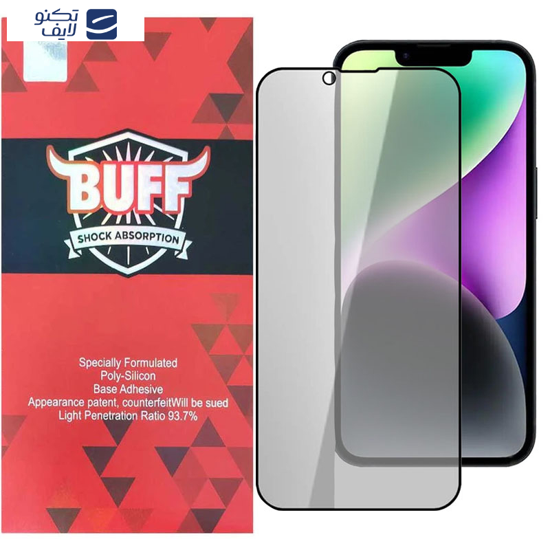 محافظ صفحه نمایش حریم شخصی بوف مدل 5D Privacy مناسب برای گوشی موبایل اپل iPhone 16e/14/13 Pro/13 محافظ صفحه نمایش حریم شخصی بوف مدل 5D Privacy مناسب برای گوشی موبایل اپل iPhone 16e/14/13 Pro/13