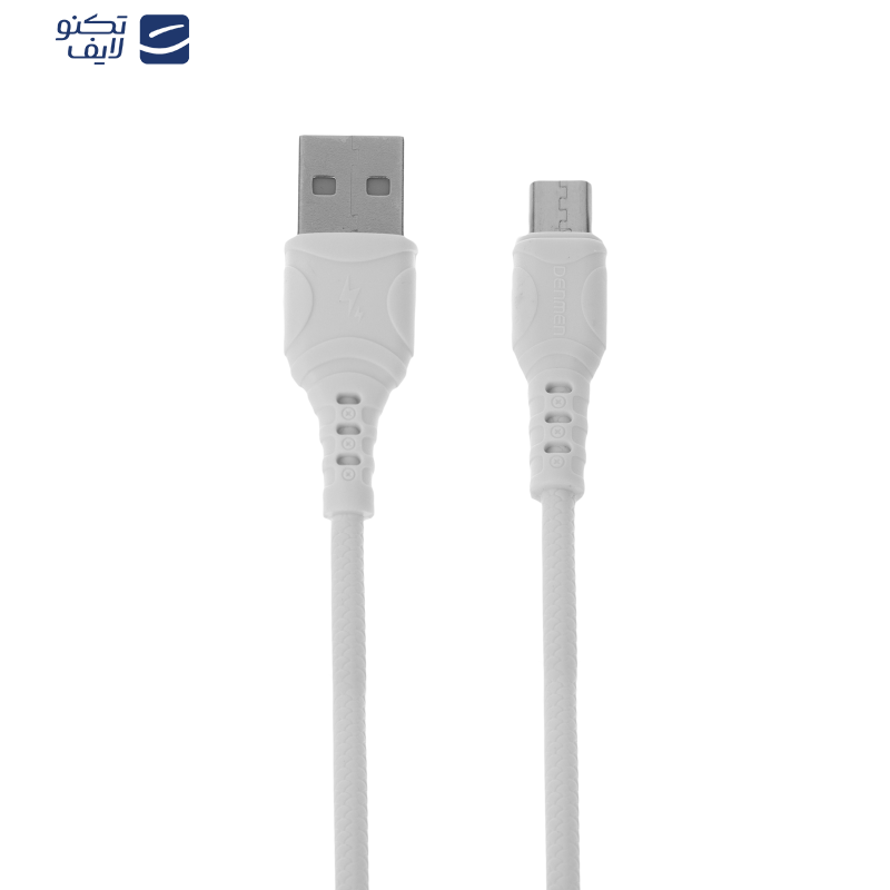 کابل تبدیل USB به microUSB دن‌من مدل D06V طول ۱ متر