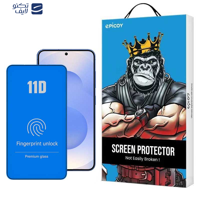 محافظ صفحه نمایش 11D اپیکوی مدل Blue ESD مناسب برای گوشی موبایل سامسونگ Galaxy S25  محافظ صفحه نمایش 11D اپیکوی مدل Blue ESD مناسب برای گوشی موبایل سامسونگ Galaxy S25