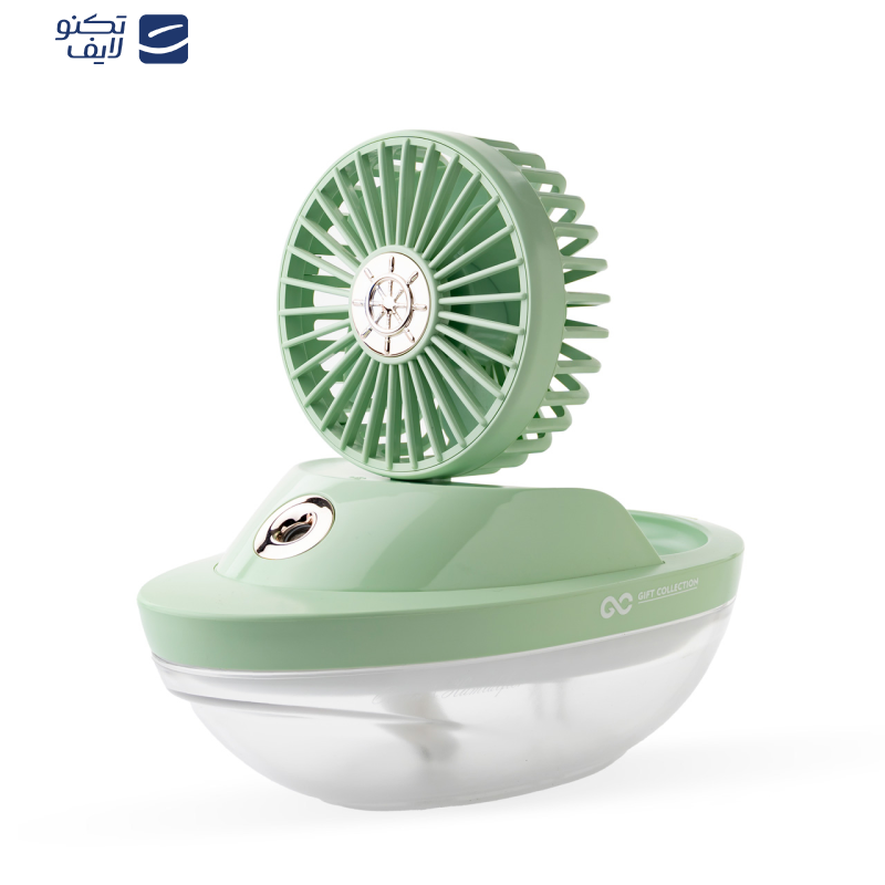 پنکه شارژی گیفت کالکشن مدل aqua ظرفیت 2000 میلی آمپر ساعت پنکه شارژی گیفت کالکشن مدل aqua ظرفیت 2000 میلی آمپر ساعت