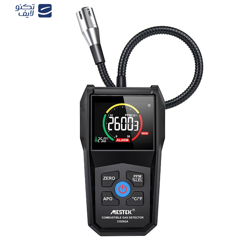 نشت یاب گاز دیجیتال مستک مدل CGD02A نشت یاب گاز دیجیتال مستک مدل CGD02A