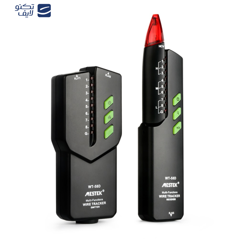 تستر کابل شبکه و ردیاب ولتاژ مستک مدل WT-58D تستر کابل شبکه و ردیاب ولتاژ مستک مدل WT-58D