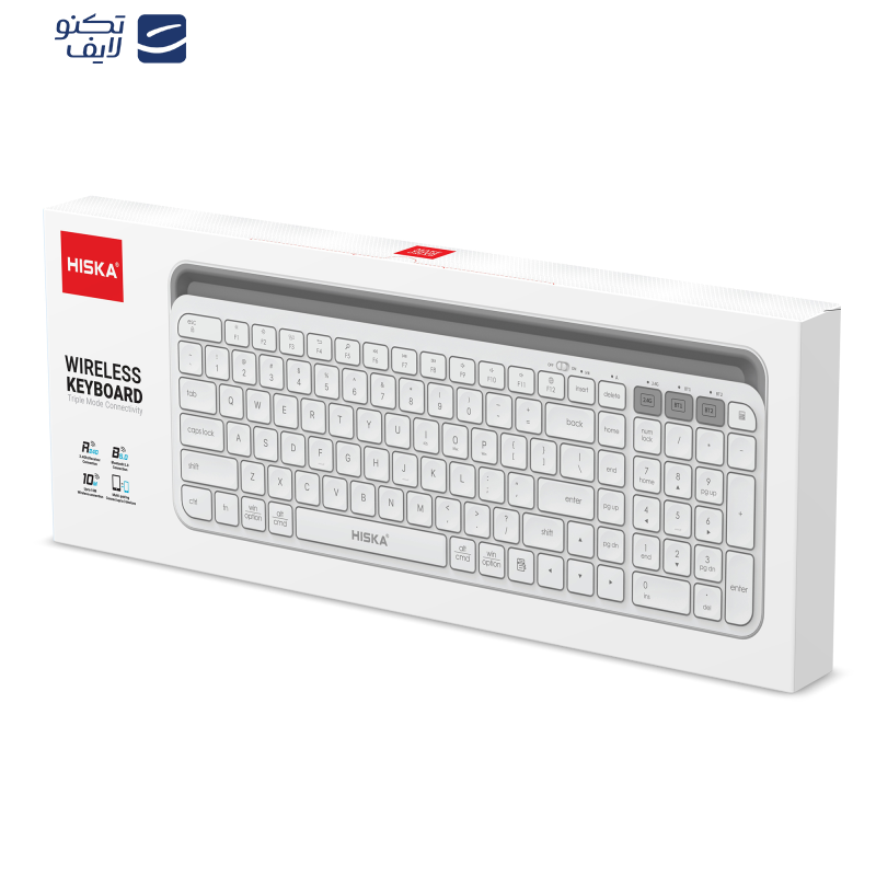 کیبورد بی سیم هیسکا مدل HX-KE255 کیبورد بی سیم هیسکا مدل HX-KE255