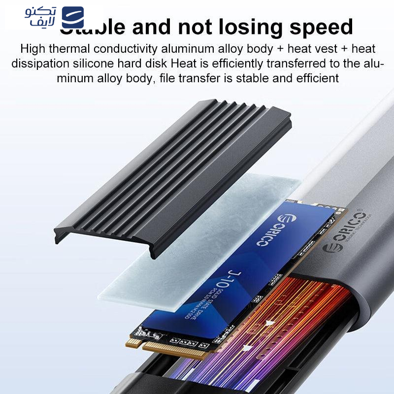 باکس M.2 SSD اوریکو مدل AXM2-G2 باکس M.2 SSD اوریکو مدل AXM2-G2