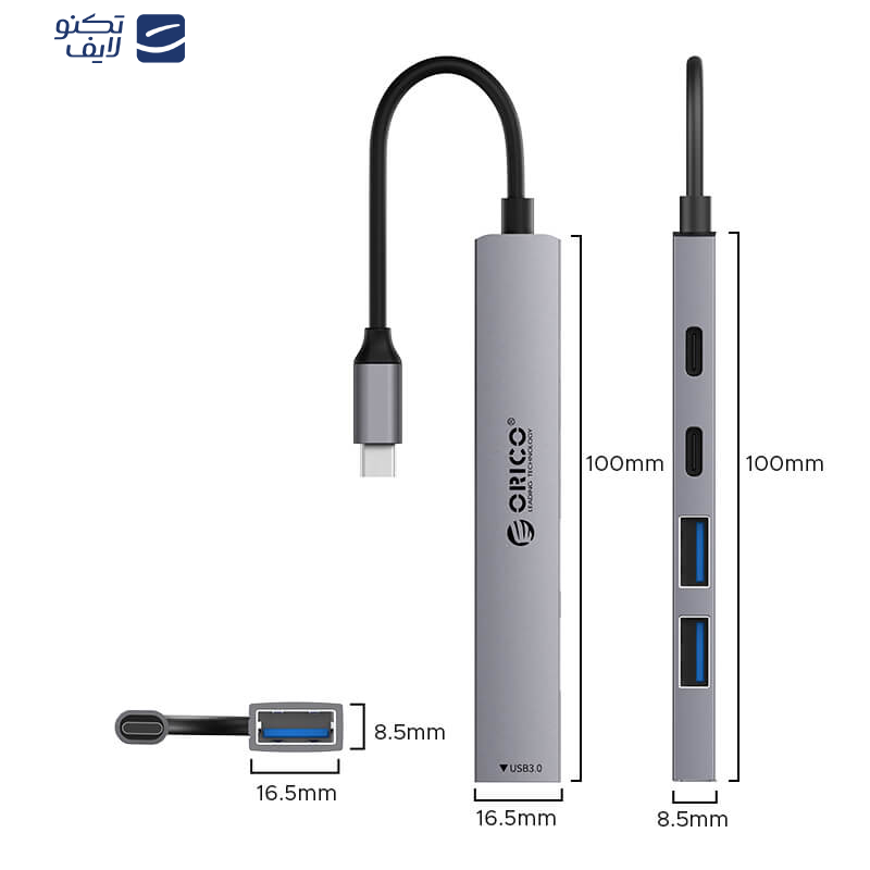 هاب ۵ پورت USB اوریکو مدل YSB4-U2 هاب ۵ پورت USB اوریکو مدل YSB4-U2