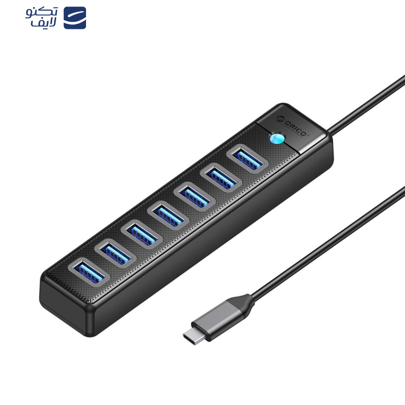 هاب 7 پورت USB-C اوریکو مدل PW7U-C3-05 هاب 7 پورت USB-C اوریکو مدل PW7U-C3-05