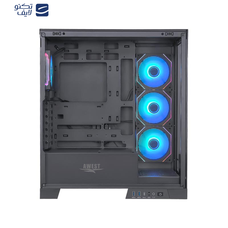 کیس کامپیوتر گیمینگ اوست مدل GT-AQ16-MB کیس کامپیوتر گیمینگ اوست مدل GT-AQ16-MB