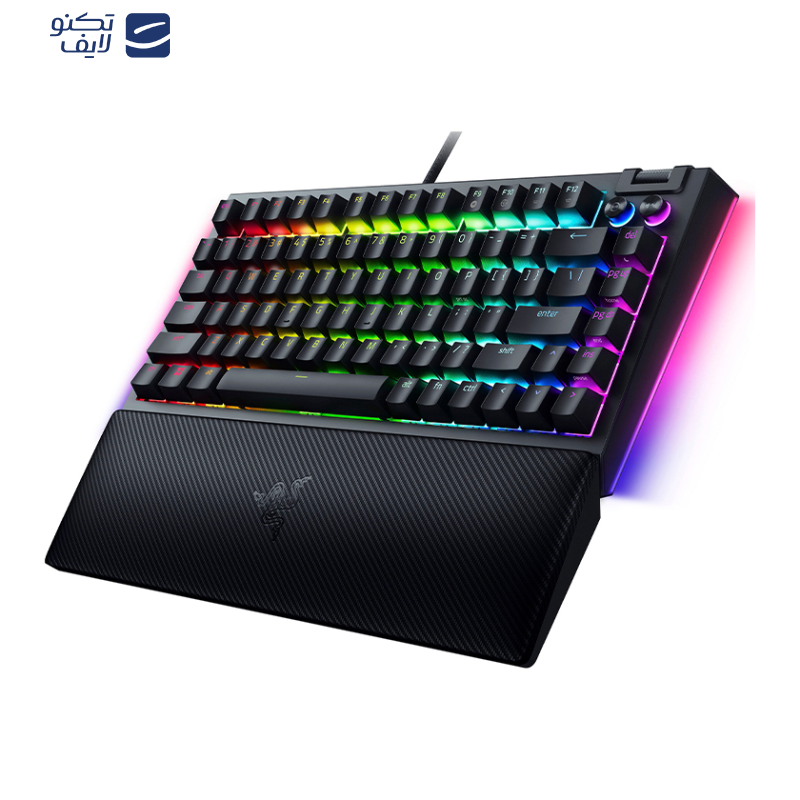 کیبورد مخصوص بازی ریزر مدل RAZER BLACKWIDOW V4 75% کیبورد مخصوص بازی ریزر مدل RAZER BLACKWIDOW V4 75%