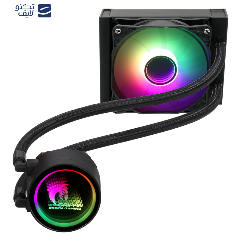 سیستم خنک کننده آبی گرین مدل GLACIER 120 ECO-ARGB