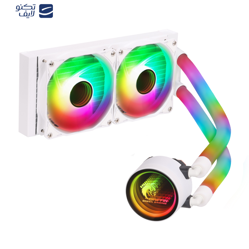 سیستم خنک کننده آبی گرین مدل GLACIER 240 STREAM-ARGB