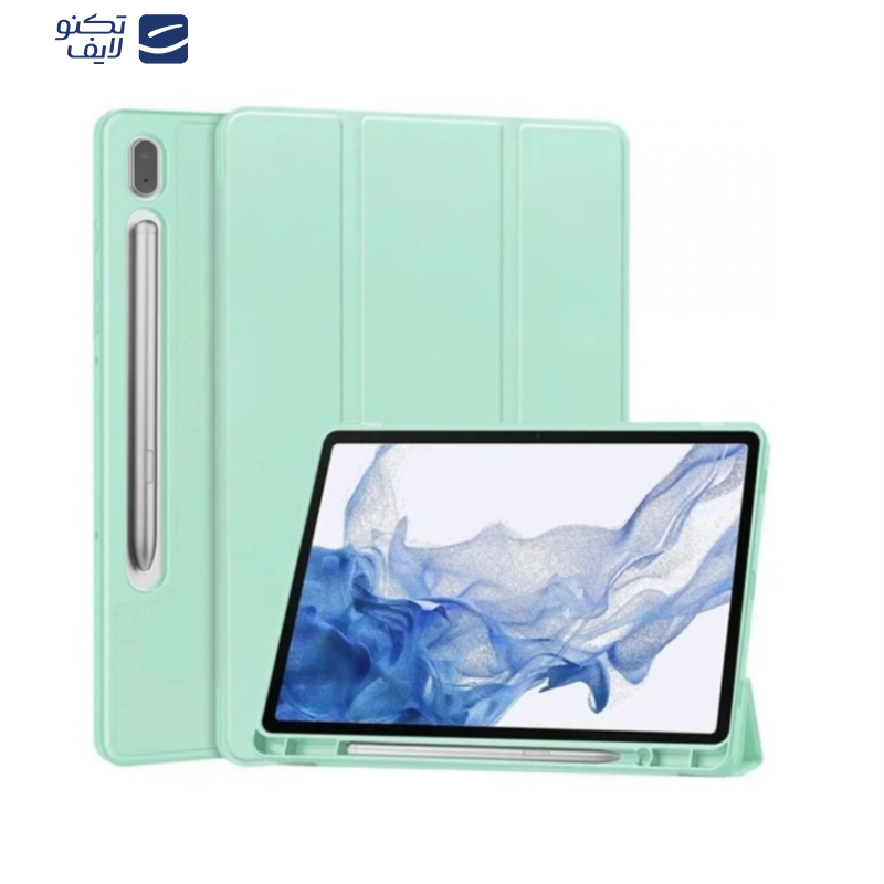 کیف کلاسوری زیفرند مدل Smart Leather مناسب برای تبلت سامسونگ Galaxy Tab S9 FE Plus کیف کلاسوری زیفرند مدل Smart Leather مناسب برای تبلت سامسونگ Galaxy Tab S9 FE Plus