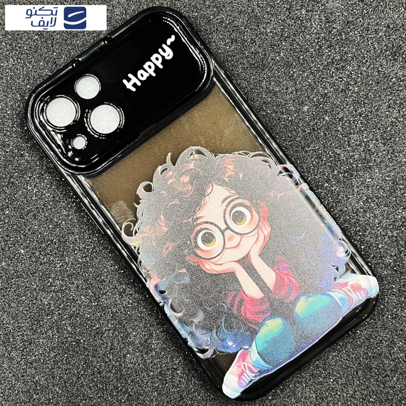 کاور قاب میلیونی مدل HAPPY مناسب برای گوشی موبایل اپل IPHONE 13  کاور قاب میلیونی مدل HAPPY مناسب برای گوشی موبایل اپل IPHONE 13