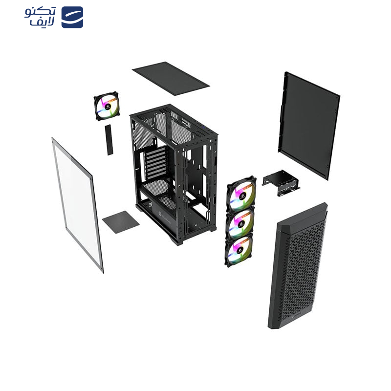 کیس کامپیوتر لاجی کی مدل LK-C284B کیس کامپیوتر لاجی کی مدل LK-C284B