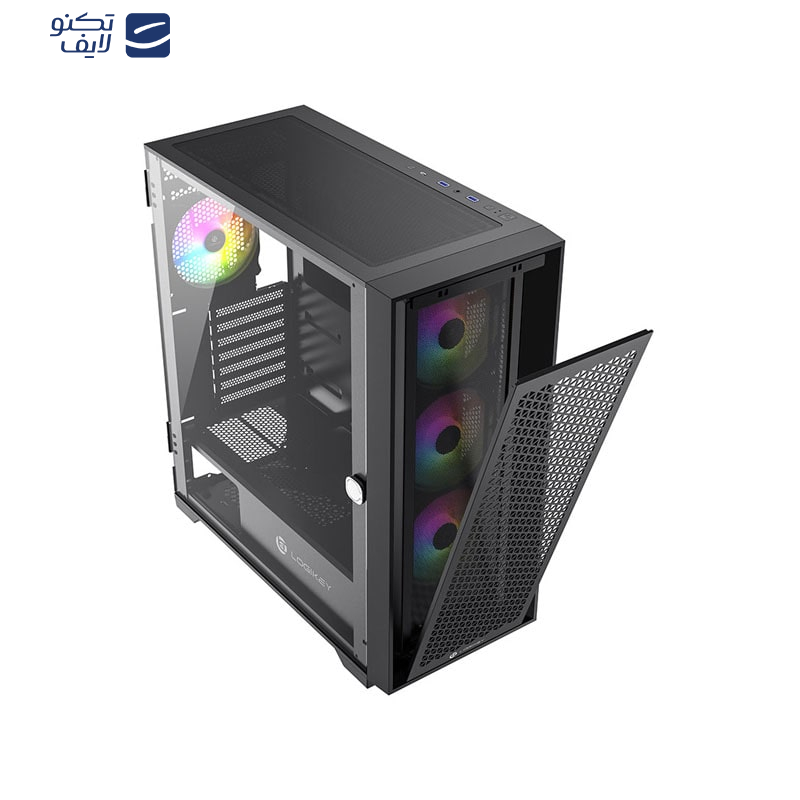 کیس کامپیوتر لاجی کی مدل LK-C484B کیس کامپیوتر لاجی کی مدل LK-C484B